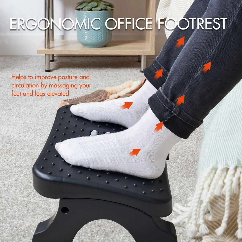 Footrest Under Desk - Ergonomische voetsteun onder het bureau met