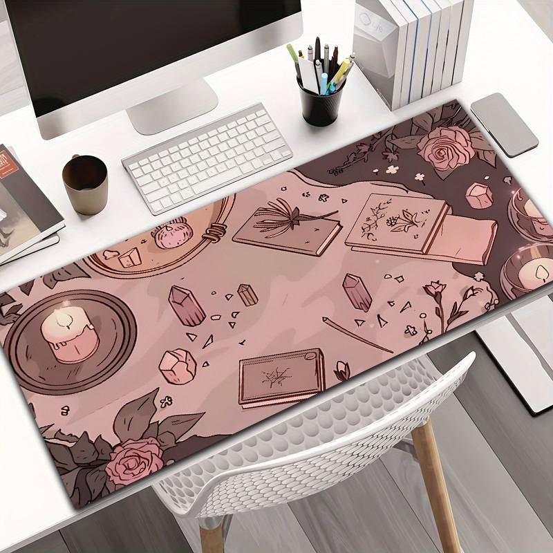 Esports Gaming School - 1 stuk diatomeeënaarde, roze kaarsenpatroon ontwerp