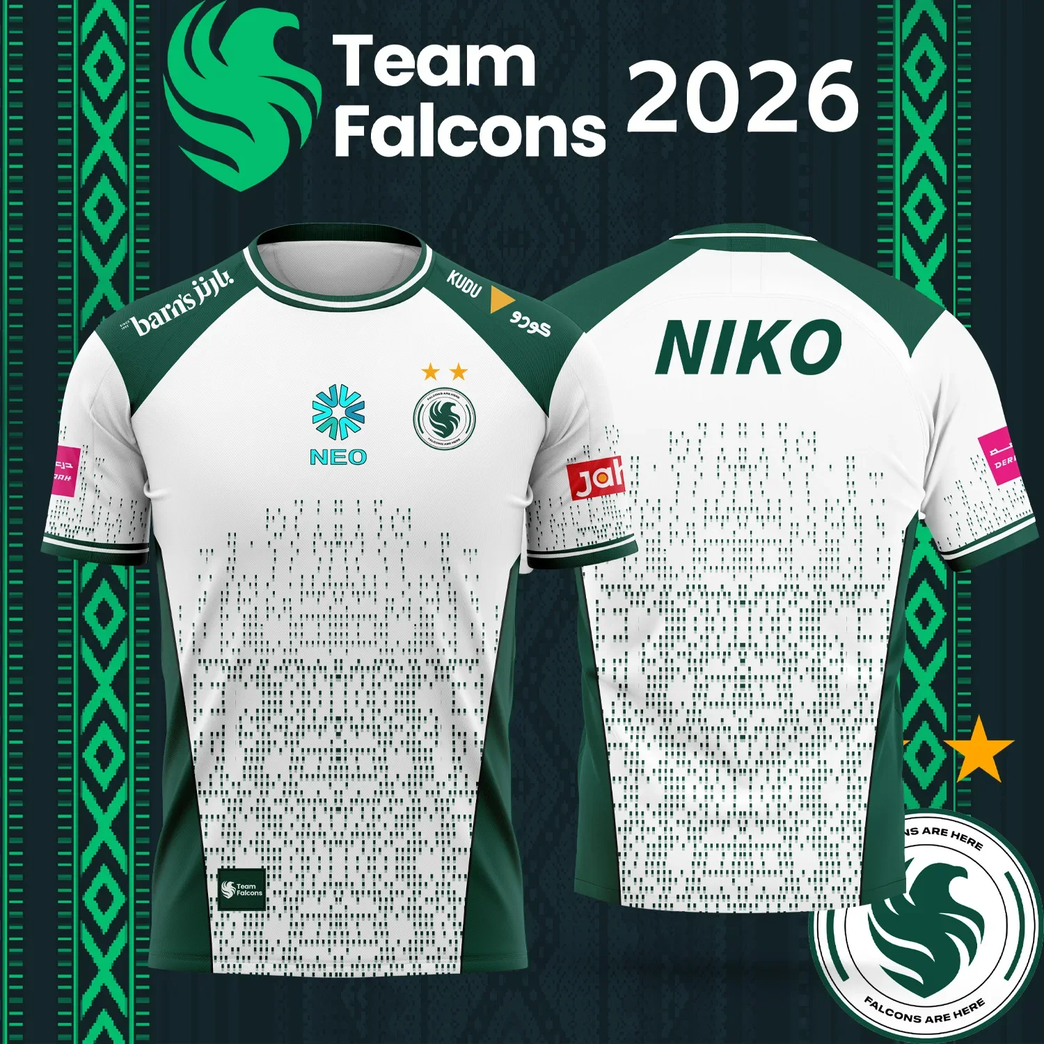 Esports Gaming Teams - 2026 Nieuw TEAM Falcons Esports Team
