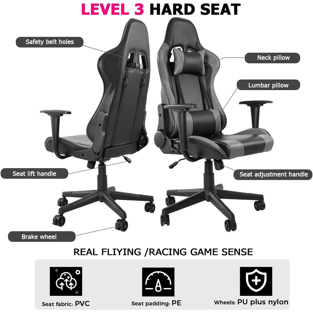 Hoge rugleuning verstelbare ga - Gaming & Esports District recensie en prijs