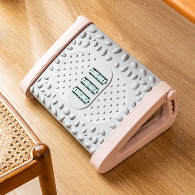 Voetsteun met massage-rolfunct - Footrest Under Desk recensie en prijs