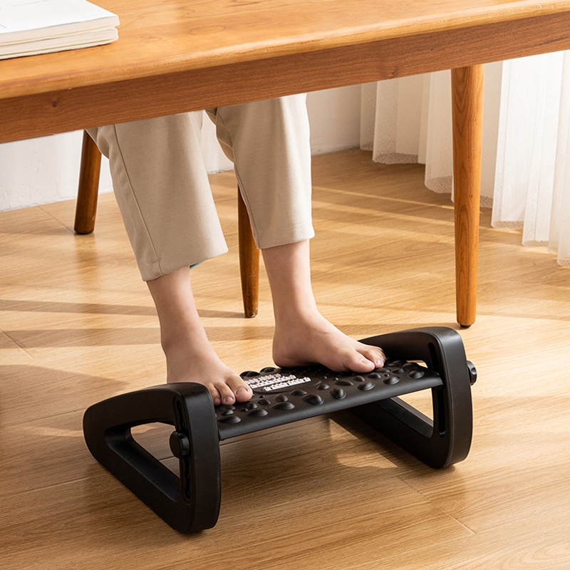 Voetsteun met massage-rolfunct - Footrest Under Desk recensie en prijs