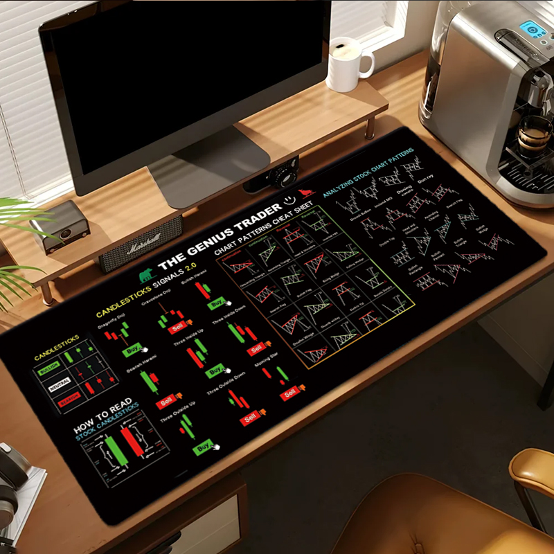 EXCO Stock Market Trader leder - Esports Gaming Desk recensie en prijs