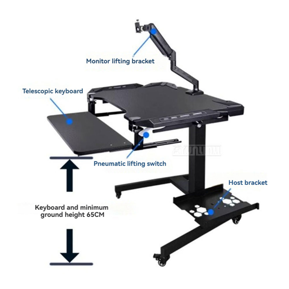 E-sport lifttafel, gamingtafel - Esports Gaming School recensie en prijs