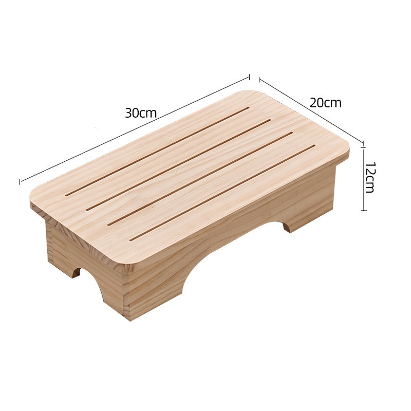 Houten krukje Stabiele voetste - Footrest Under Desk recensie en prijs
