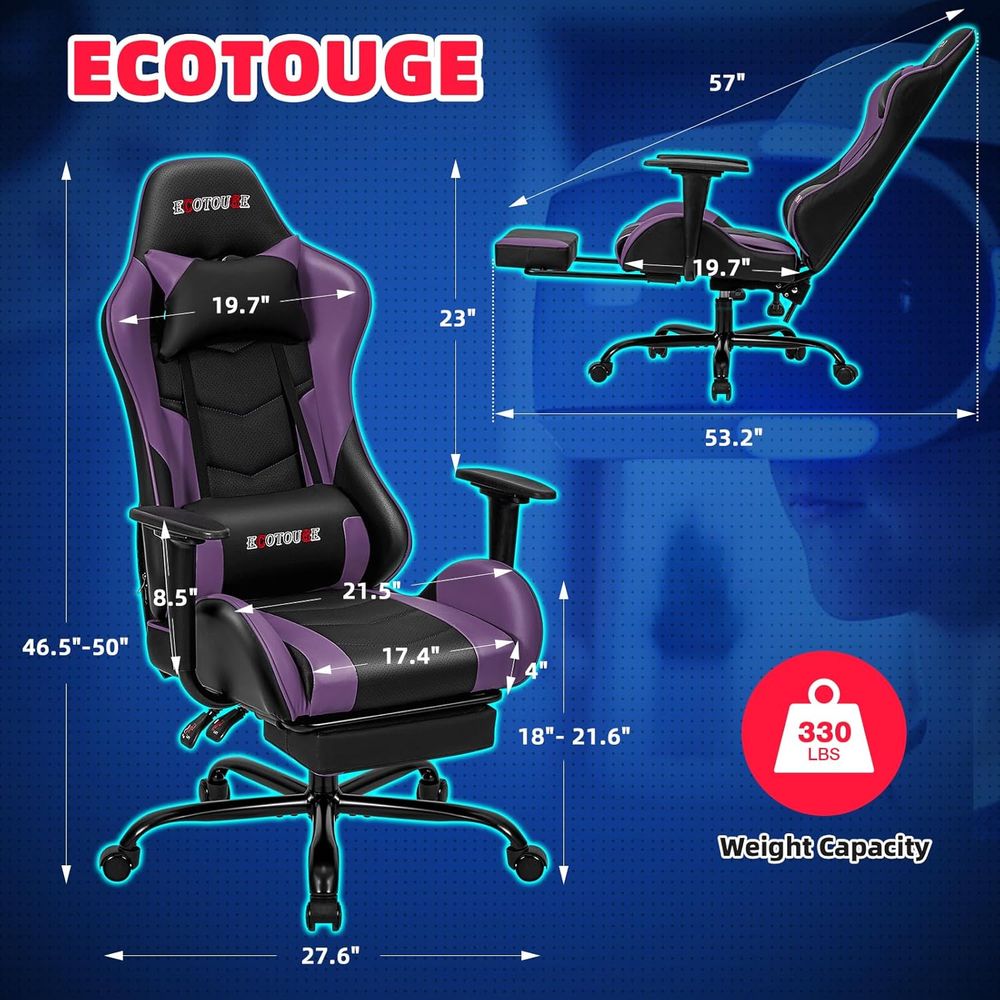 Race-stijl gamingstoel met voe - Gaming & Esports District recensie en prijs