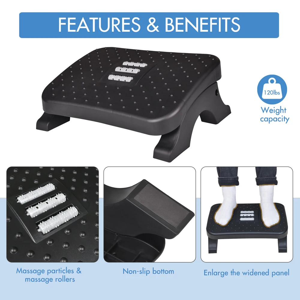 Ergonomische voetsteun onder h - Footrest Under Desk recensie en prijs