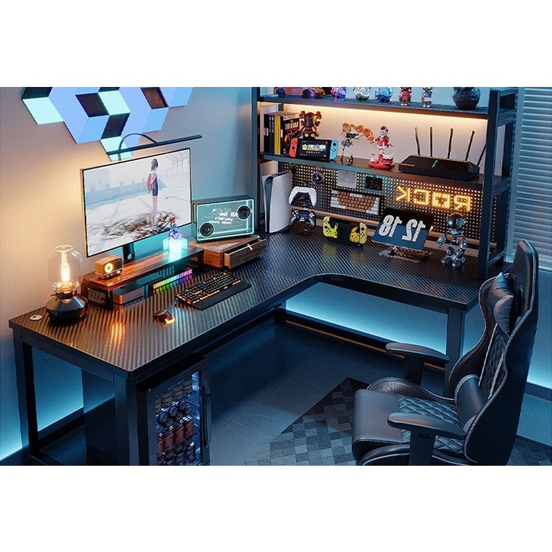 E-sporttafel L-vormig hoekmode - Esports Gaming School recensie en prijs