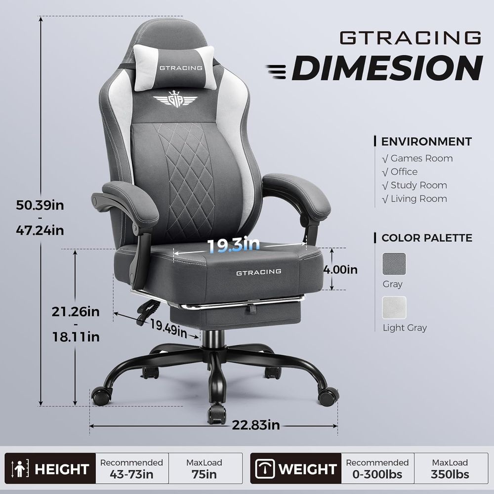 Ergonomische gamingstoel met h - Gaming & Esports District recensie en prijs