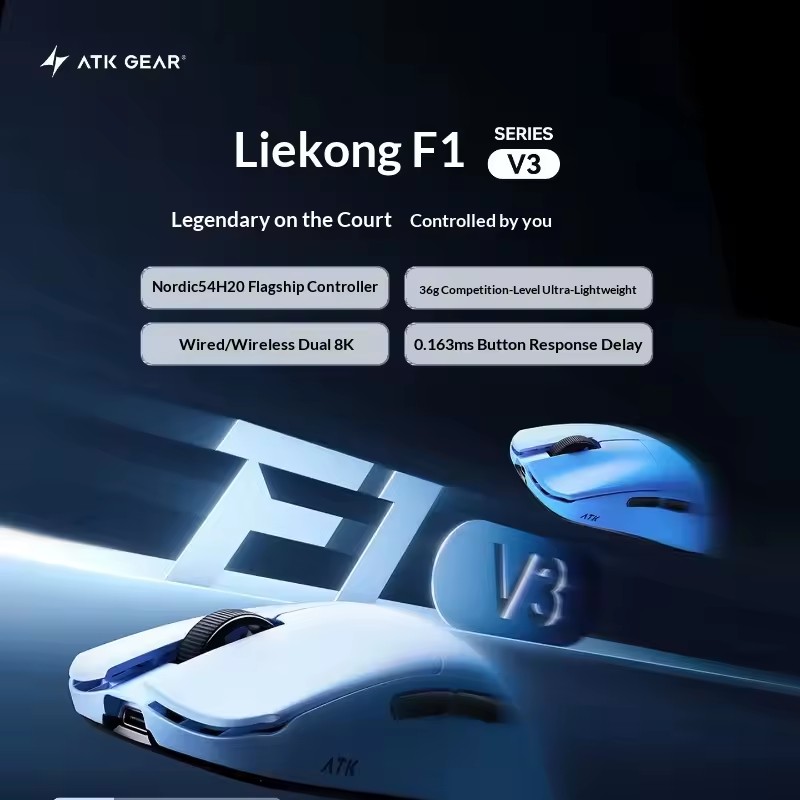 ATK F1 V2/V3 Tri Mode Draadloz - Gaming Esports Esports recensie en prijs