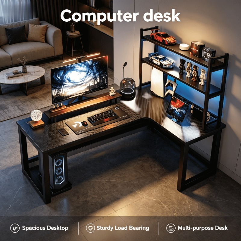 Meerdere E-sporttafels, L-vorm - Esports Gaming School recensie en prijs