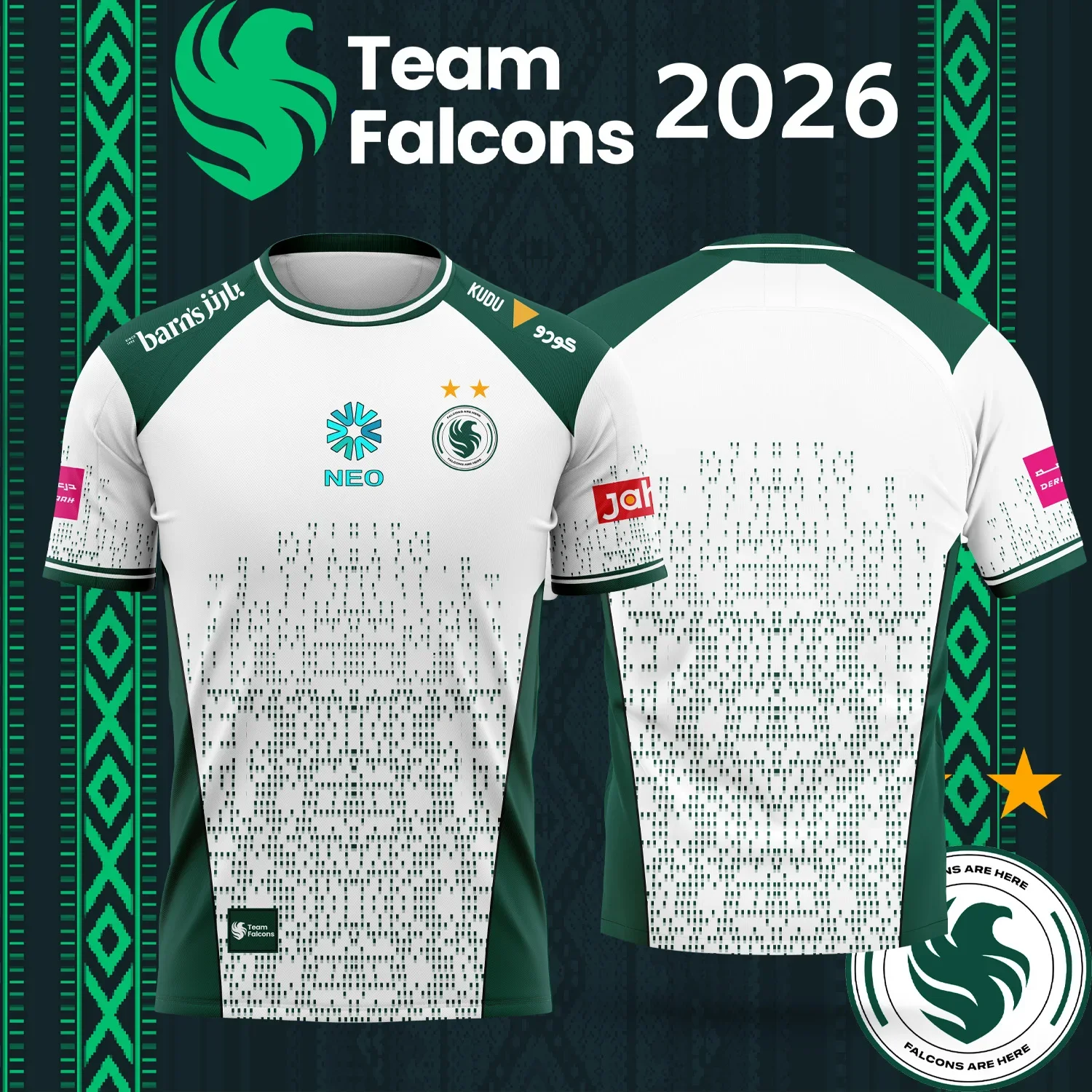 2026 Nieuw TEAM Falcons Esport - Esports Gaming Teams recensie en prijs