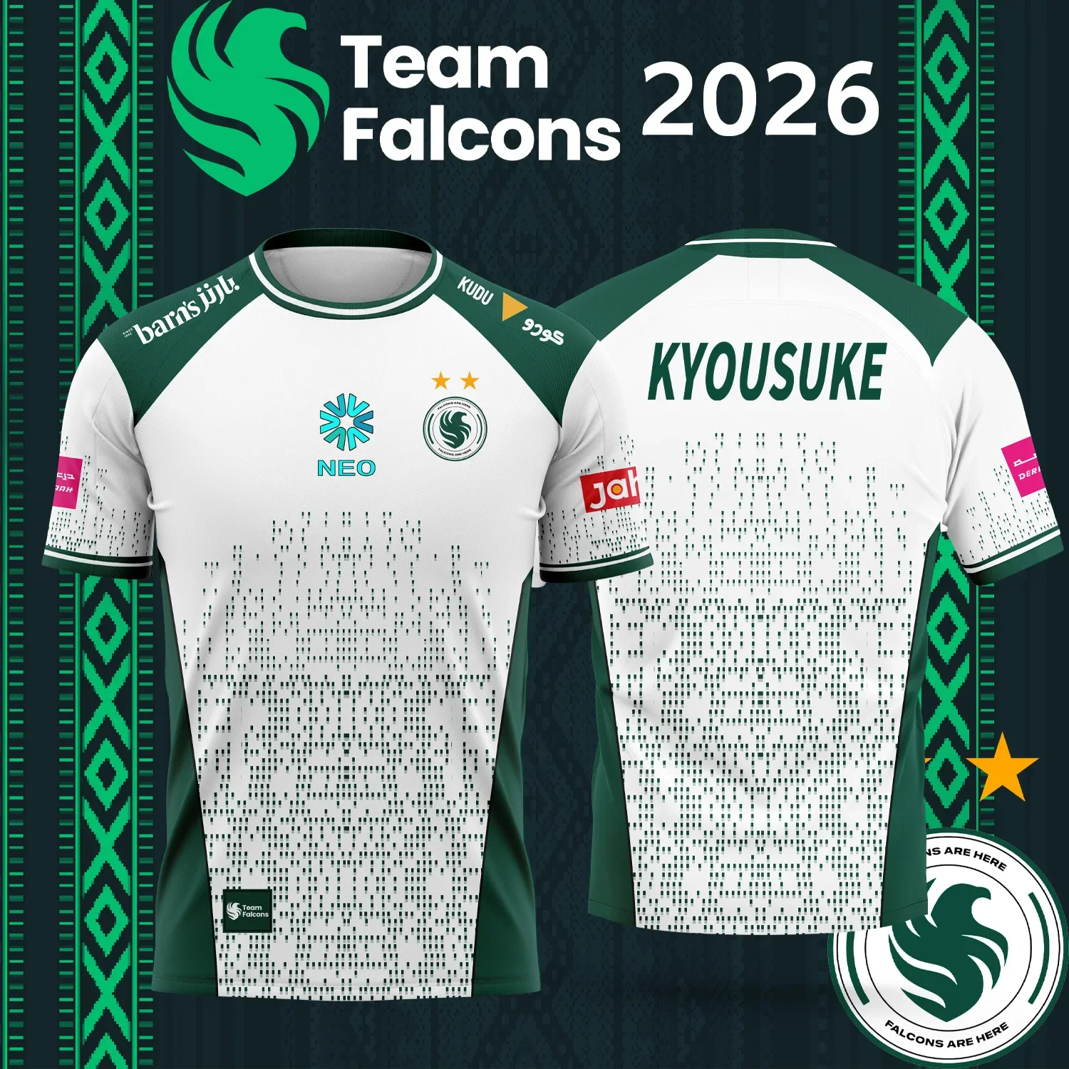 2026 Nieuw TEAM Falcons Esport - Esports Gaming Teams recensie en prijs