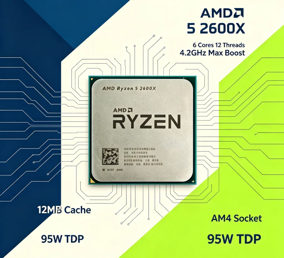 AMD R5 2600X 12nm AM4 Desktop  - Gaming Esports Esports recensie en prijs