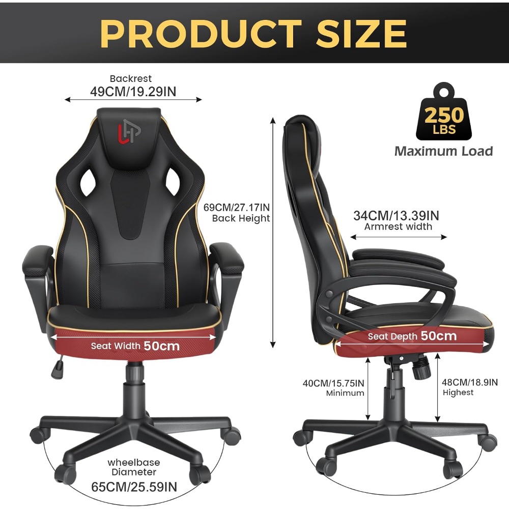 Ergonomische gamingstoel met v - Gaming & Esports District recensie en prijs